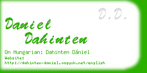 daniel dahinten business card